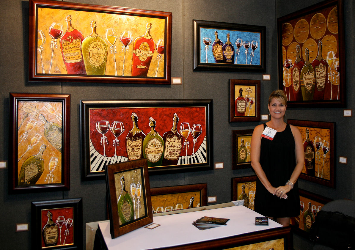 Julie at Vegas Art Expo